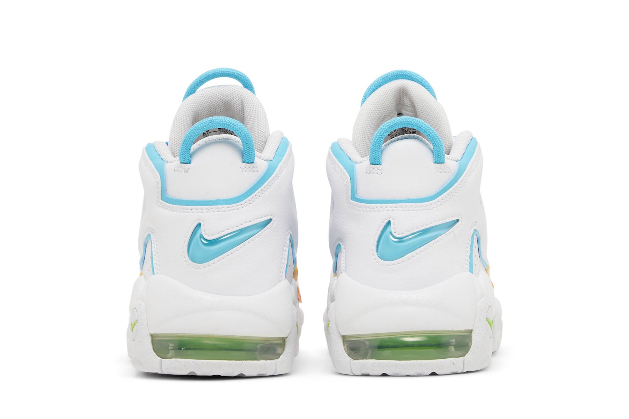 (Grade School) Nike Air More Uptempo White Rainbow FJ4624-100 Nicesnk