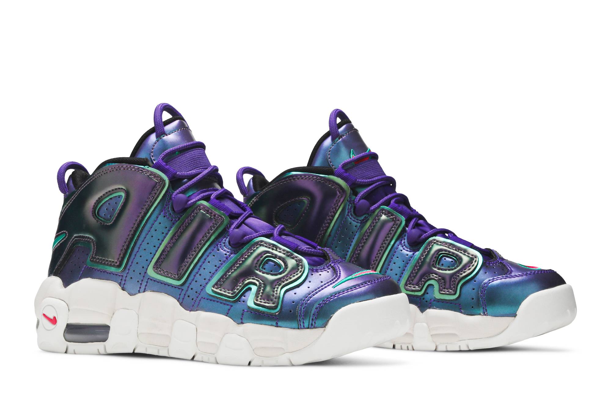 (Grade School) Nike Air More Uptempo Iridescent Purple 922845-500