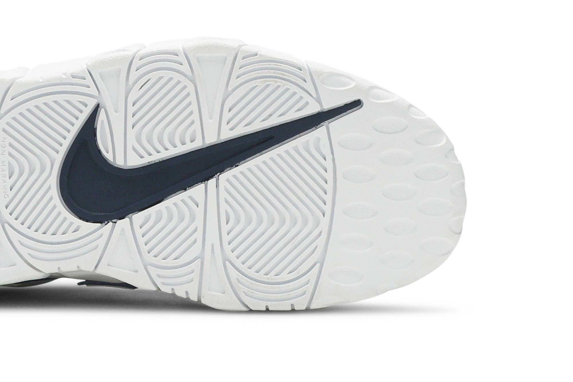 (Grade School) Nike Air More Uptempo White Midnight Navy 415082-109