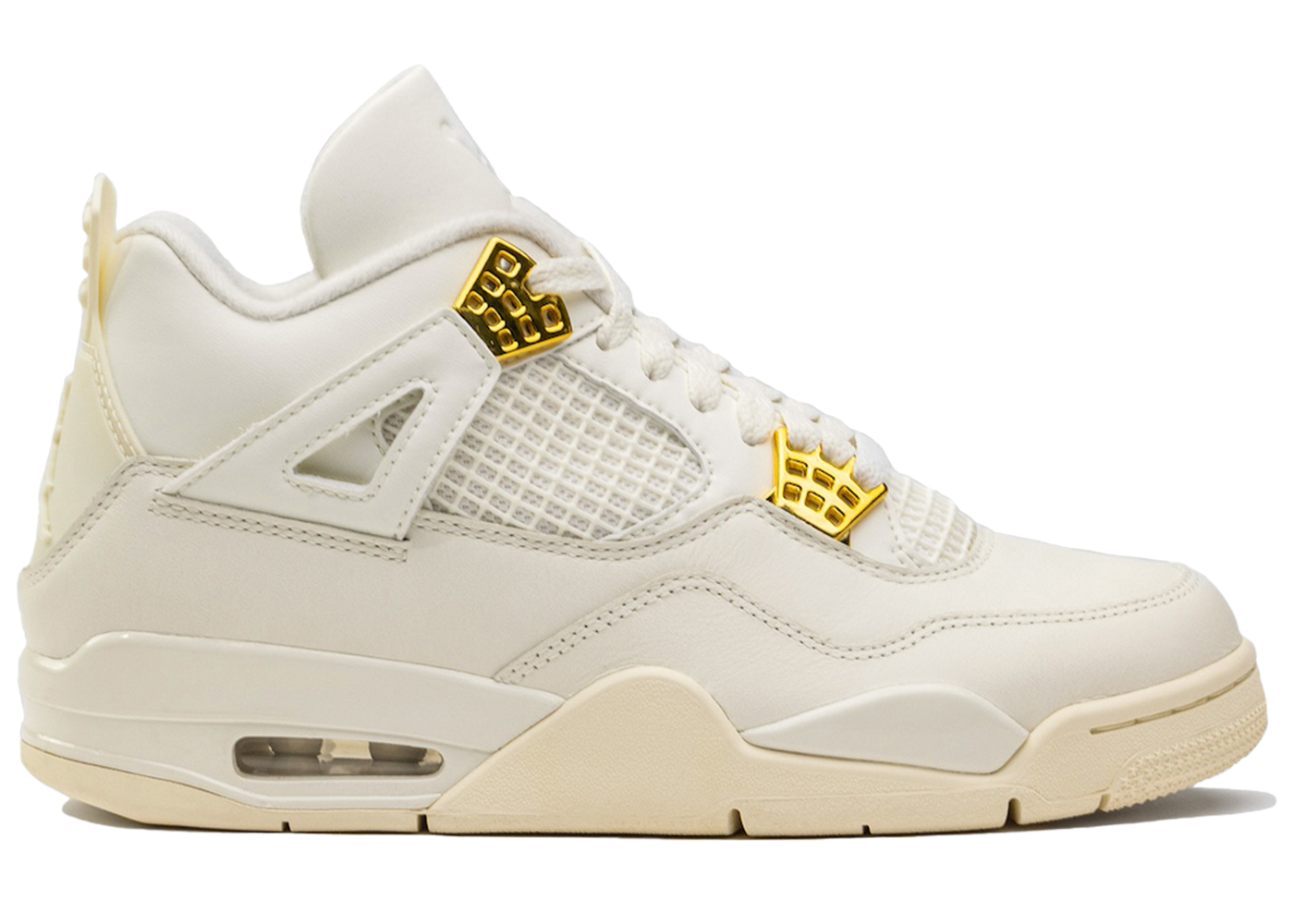 (Women) Air Jordan 4 Retro ‘Metallic Gold’ AQ9129-170