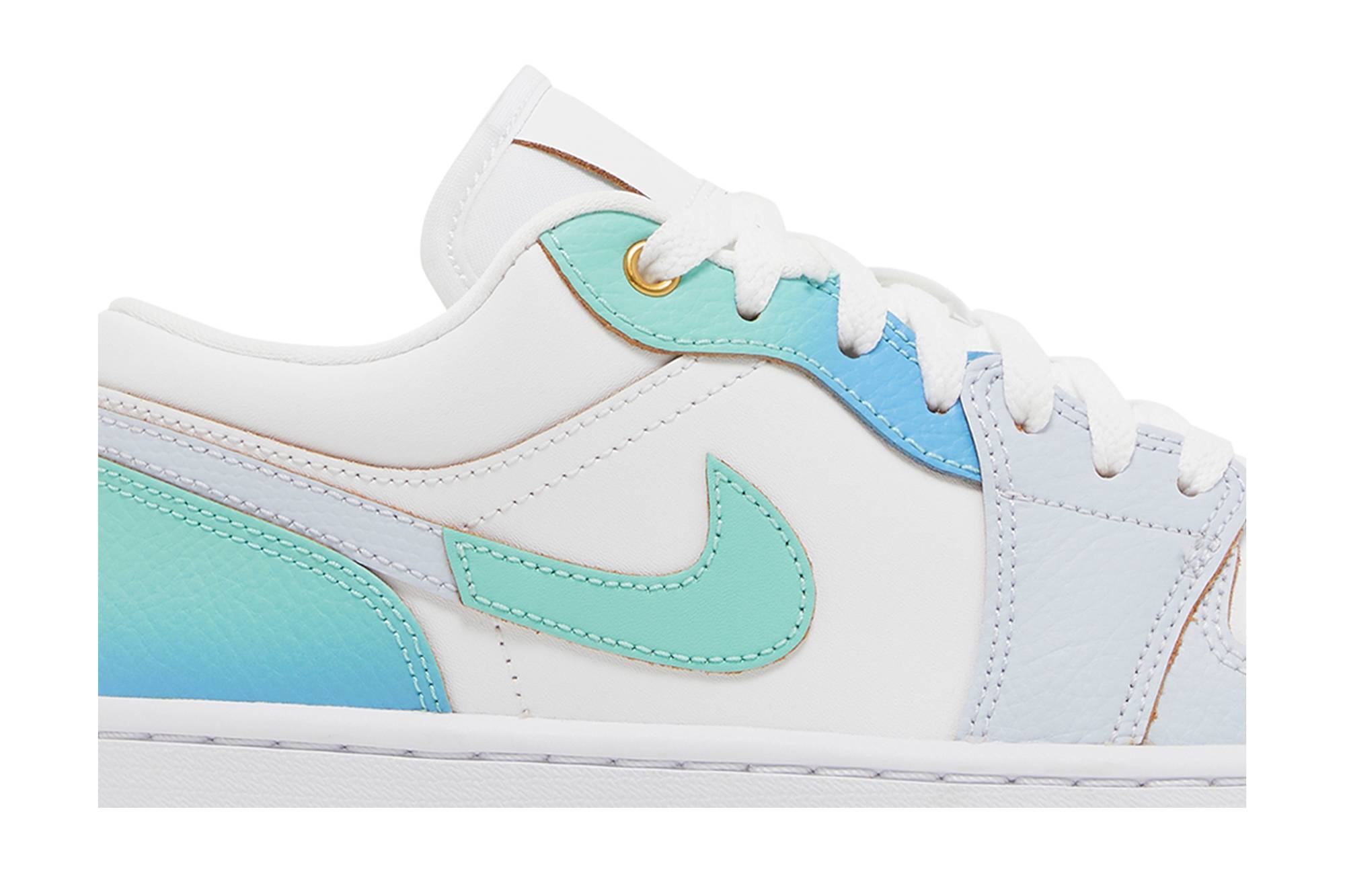 (Women) Nike Air Air Jordan 1 Low SE Emerald Rise FN8899-131 Nicesnk