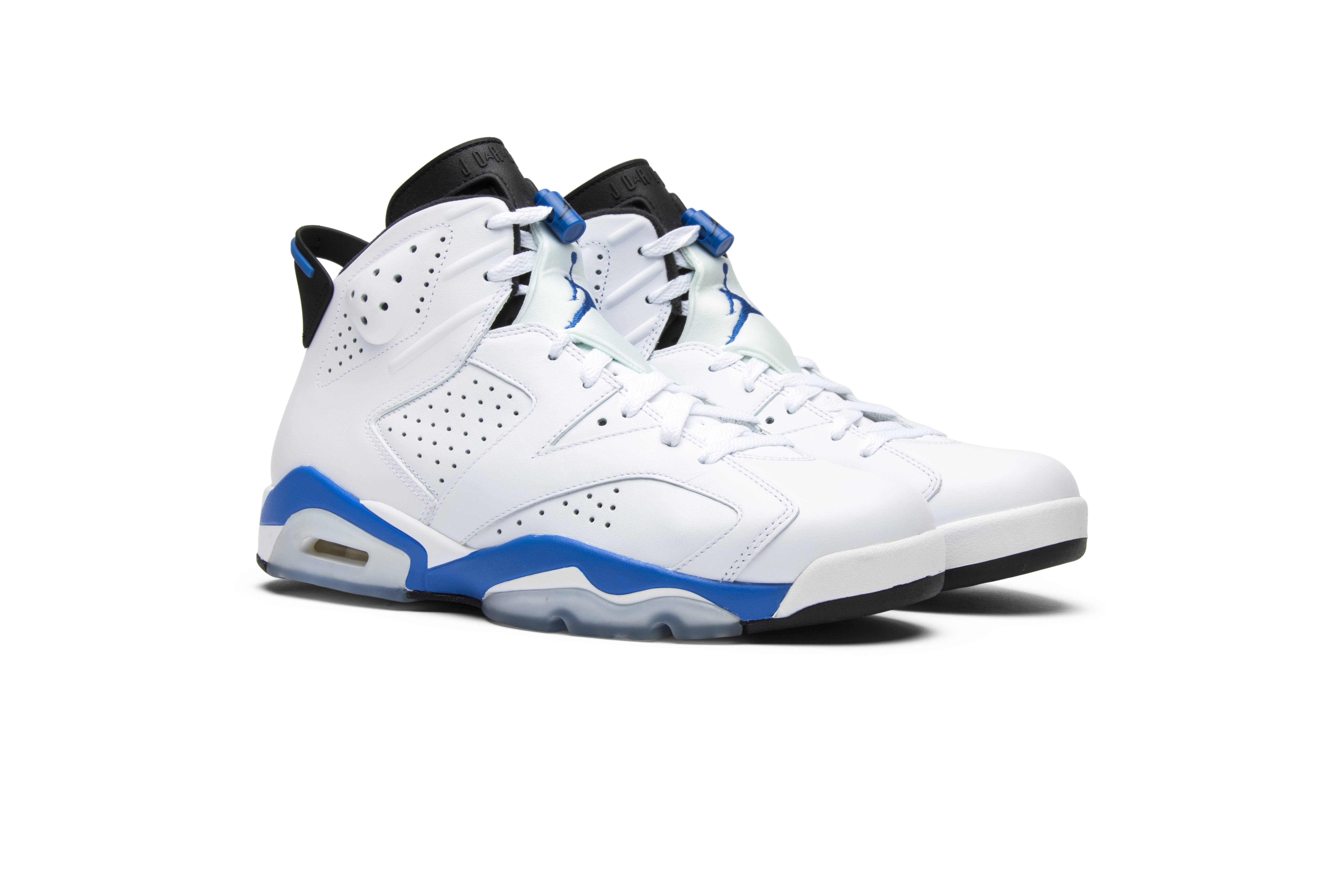 Air Jordan 6 Retro Sport Blue 2014 384664-107 Nicesnk