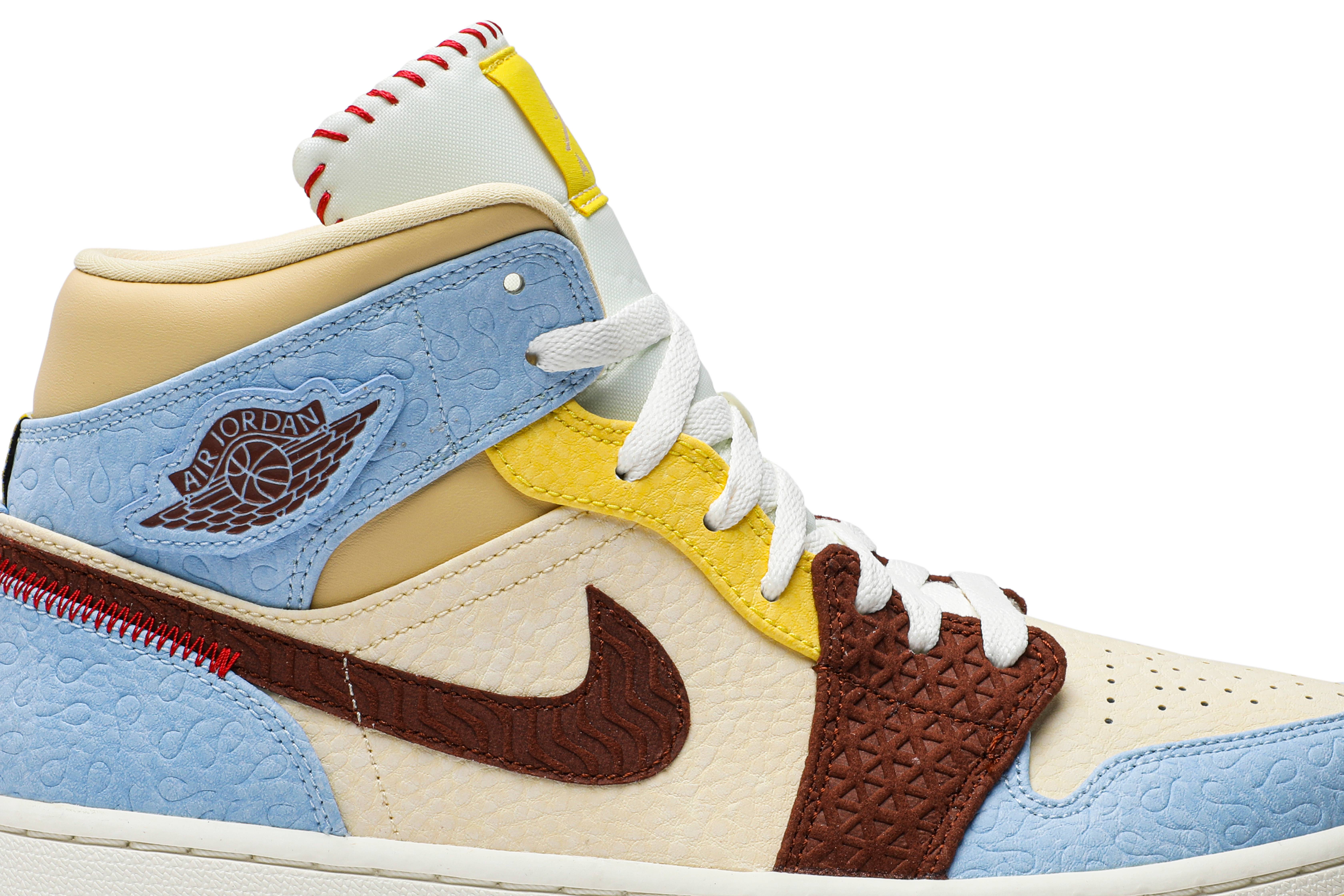 Ma*s*n château rouge x jordan 1 mid se fearless cu2803-200 nicesnk