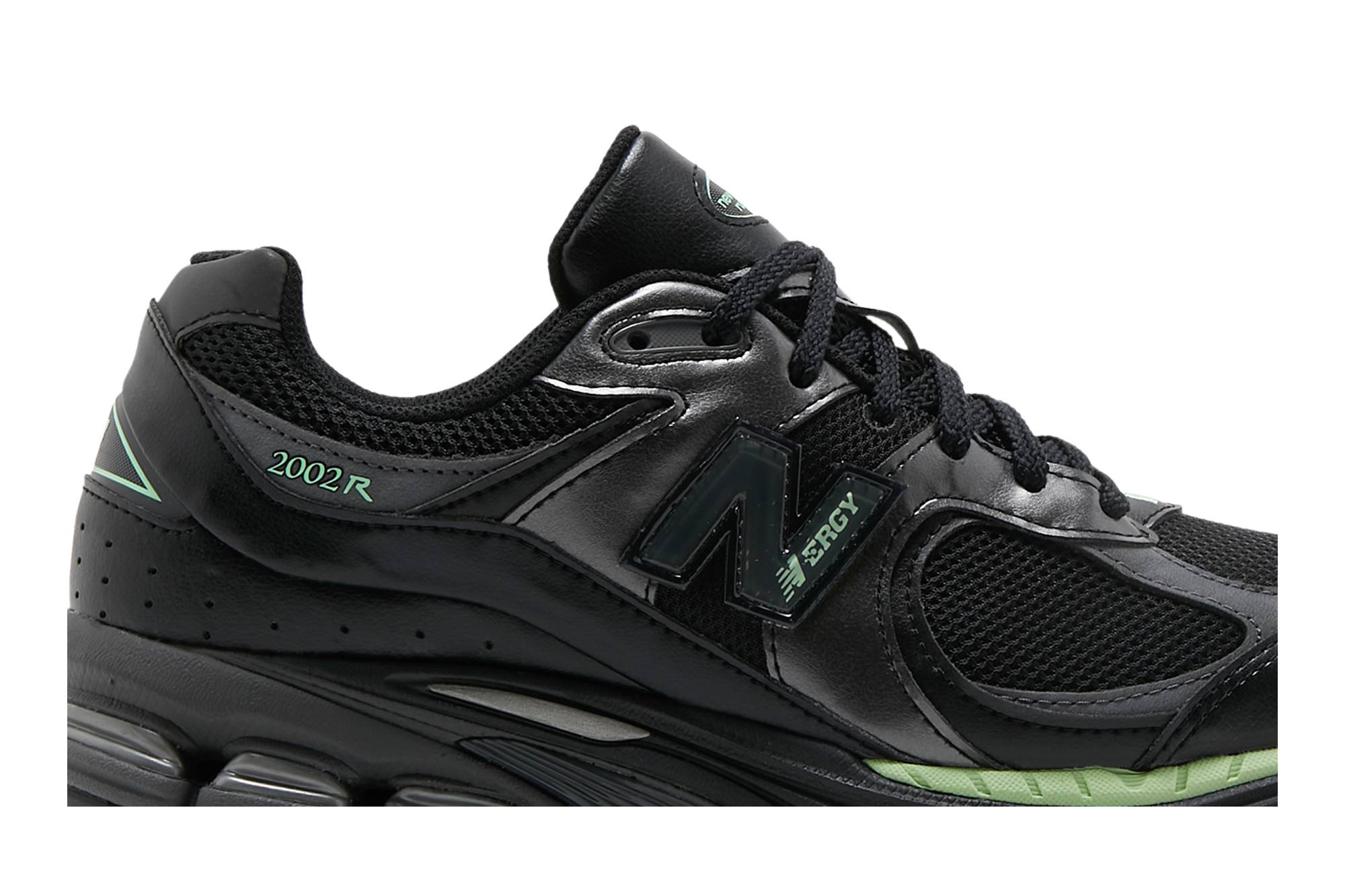 New Balance 2002R Black Silver Green M2002RLD Nicesnk