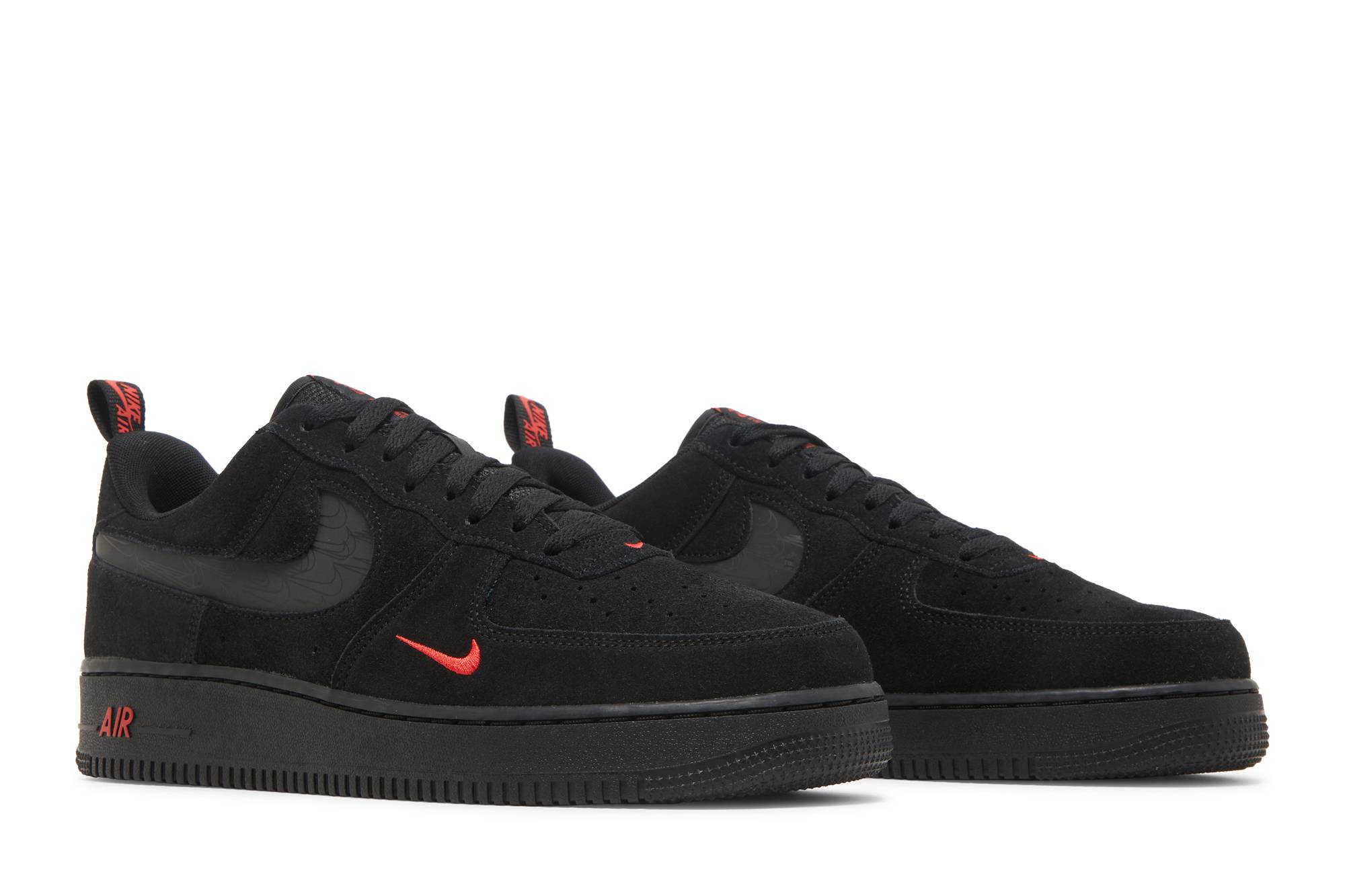 Nike Air Force 1 Low ‘Multi-Swoosh Black Orange’ DZ4514-001