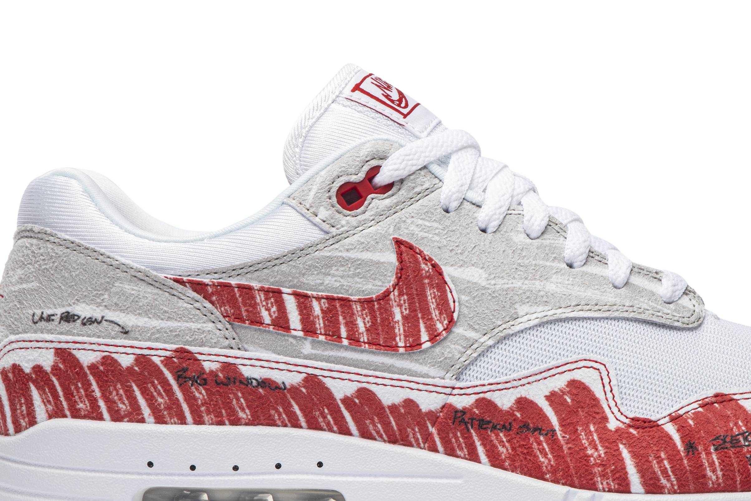 Nike Air Max 1 ‘Sketch To Shelf – University Red’ CJ4286-101