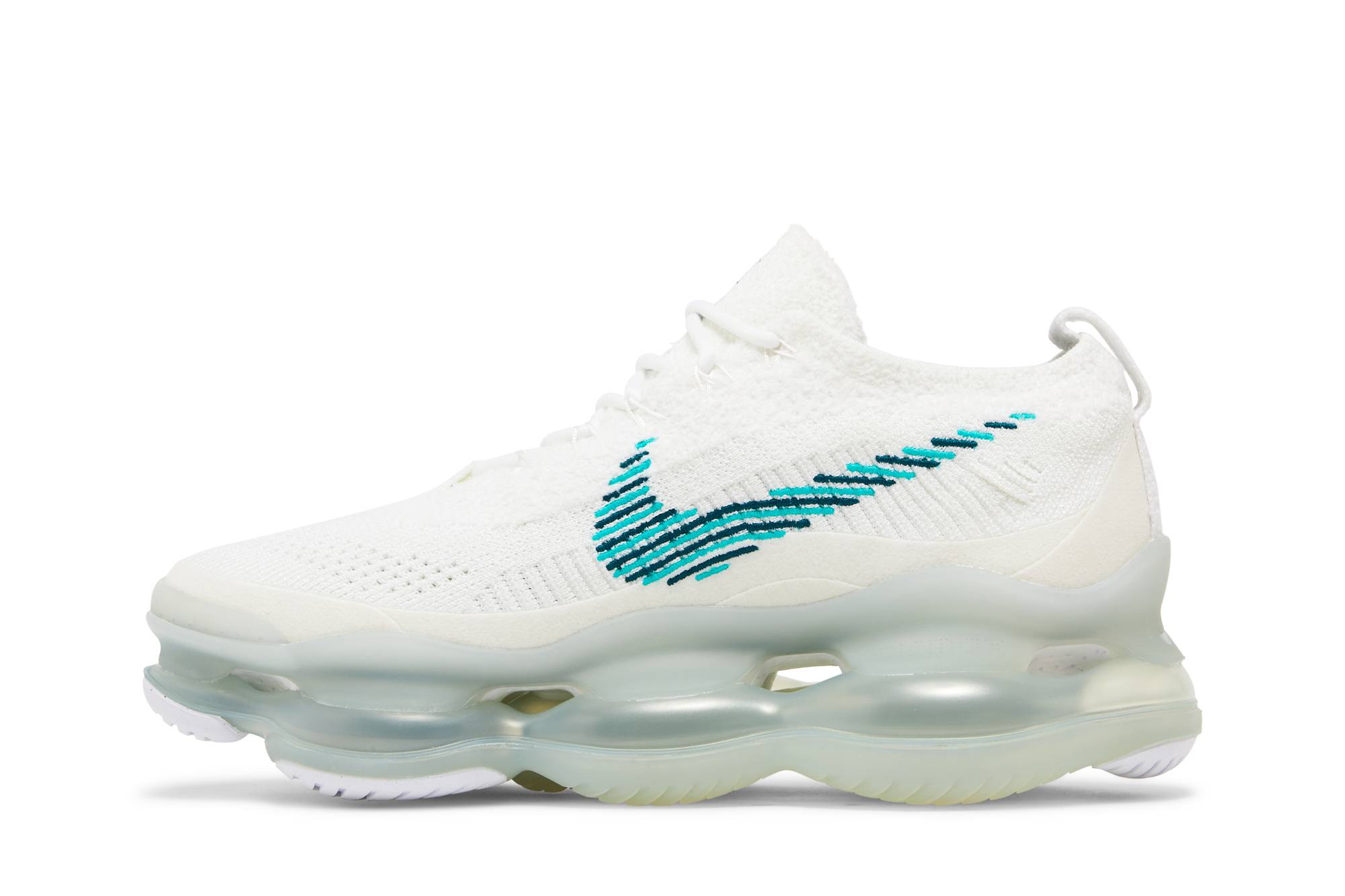 Nike Air Max Scorpion Flyknit White Clear Emerald DJ4701-100 Nicesnk