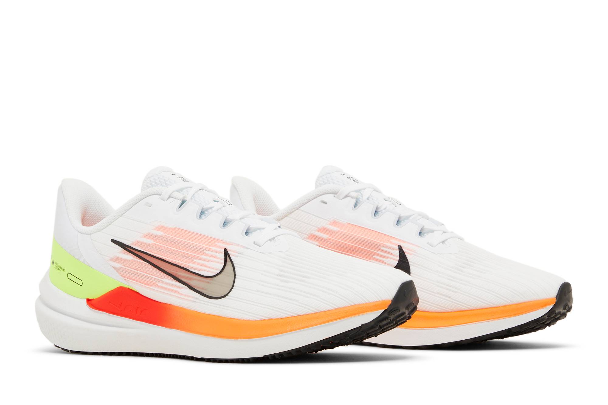 Nike Air Winflo 9 White Bright Crimson DD6203-100 Nicesnk