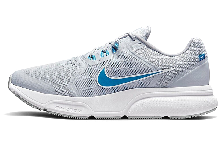 Nike Zoom Span 4 Low-Top Grey//Blue White DC8996-010 Nicesnk