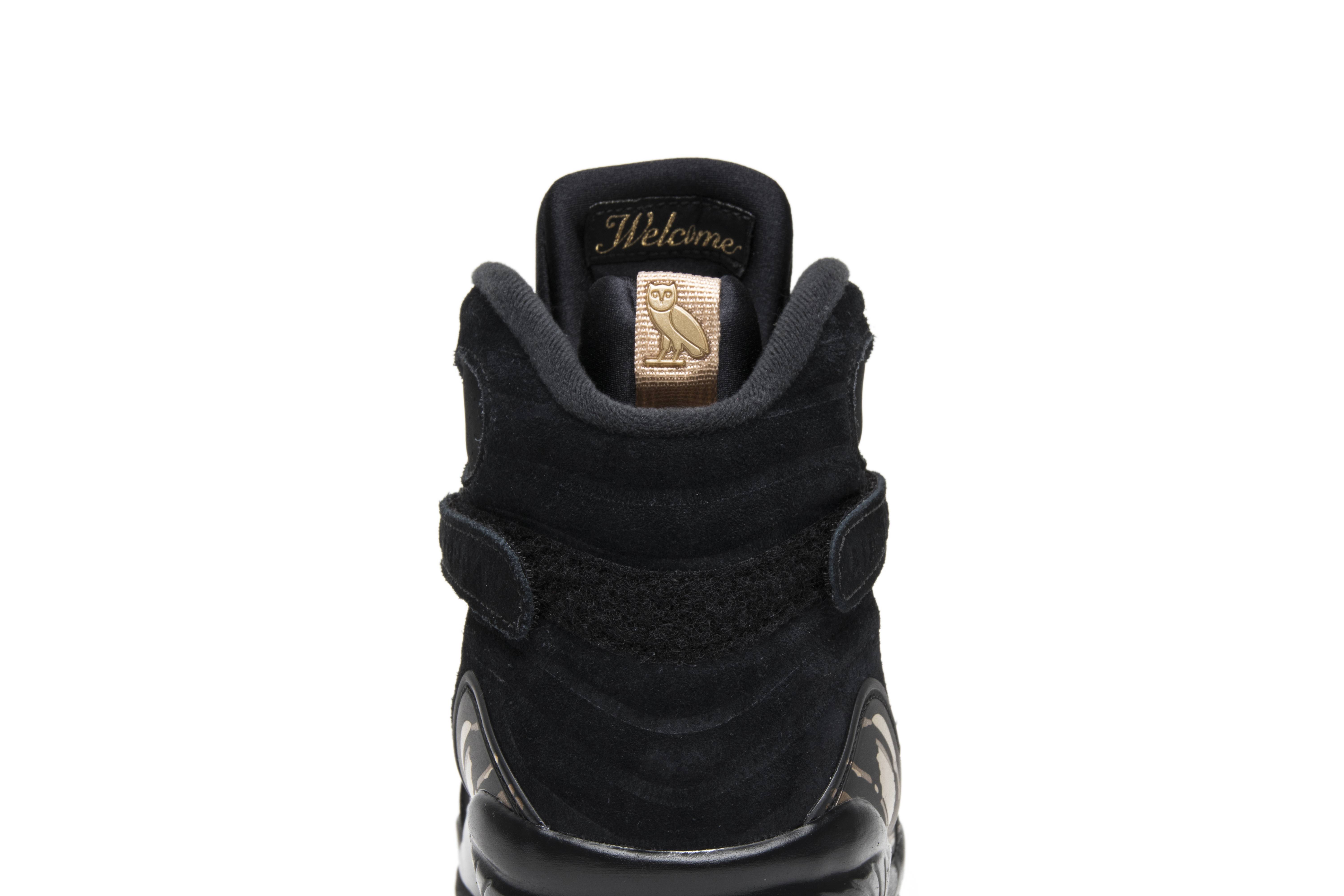 Octobers Very Own x Air Jordan 8 Retro Black AA1239-045 Nicesnk