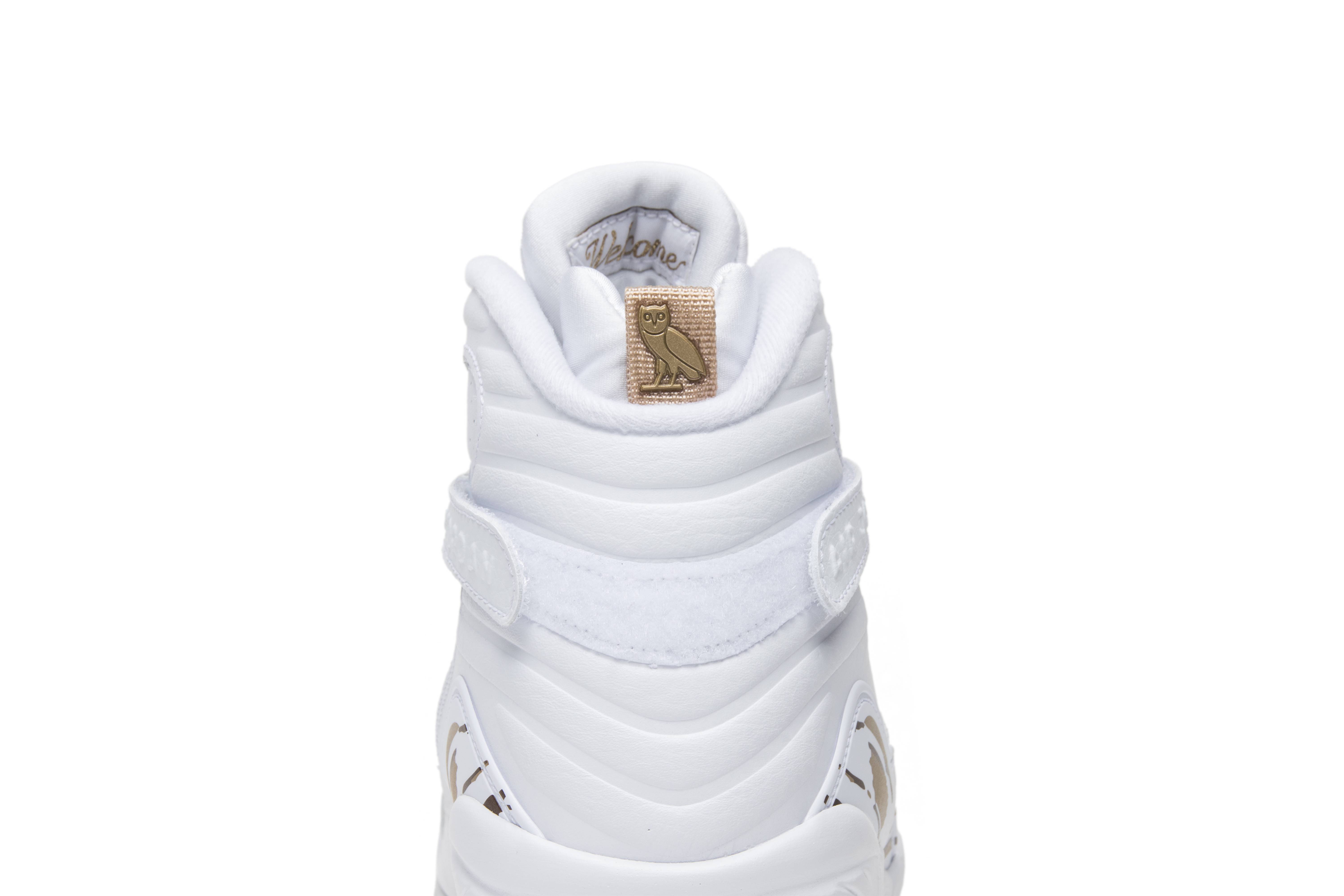 Octobers Very Own x Air Jordan 8 Retro White AA1239-135 Nicesnk
