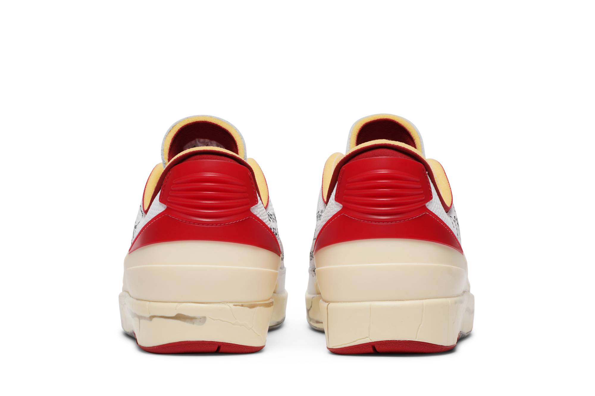 Off-White x Air Jordan 2 Retro Low SP White Red DJ4375-106 Nicesnk