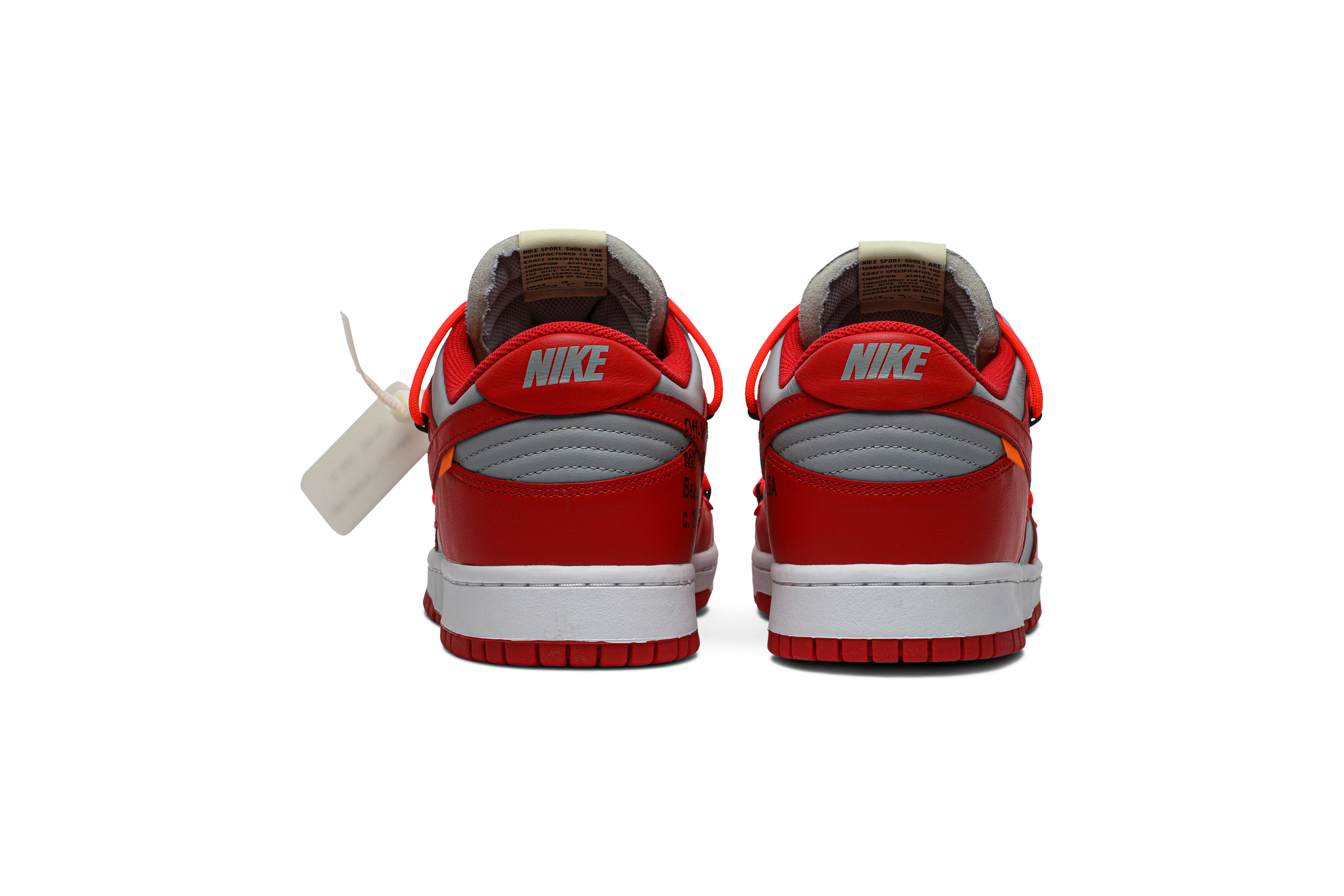 Off-White x Nike Dunk Low University Red CT0856-600 Nicesnk