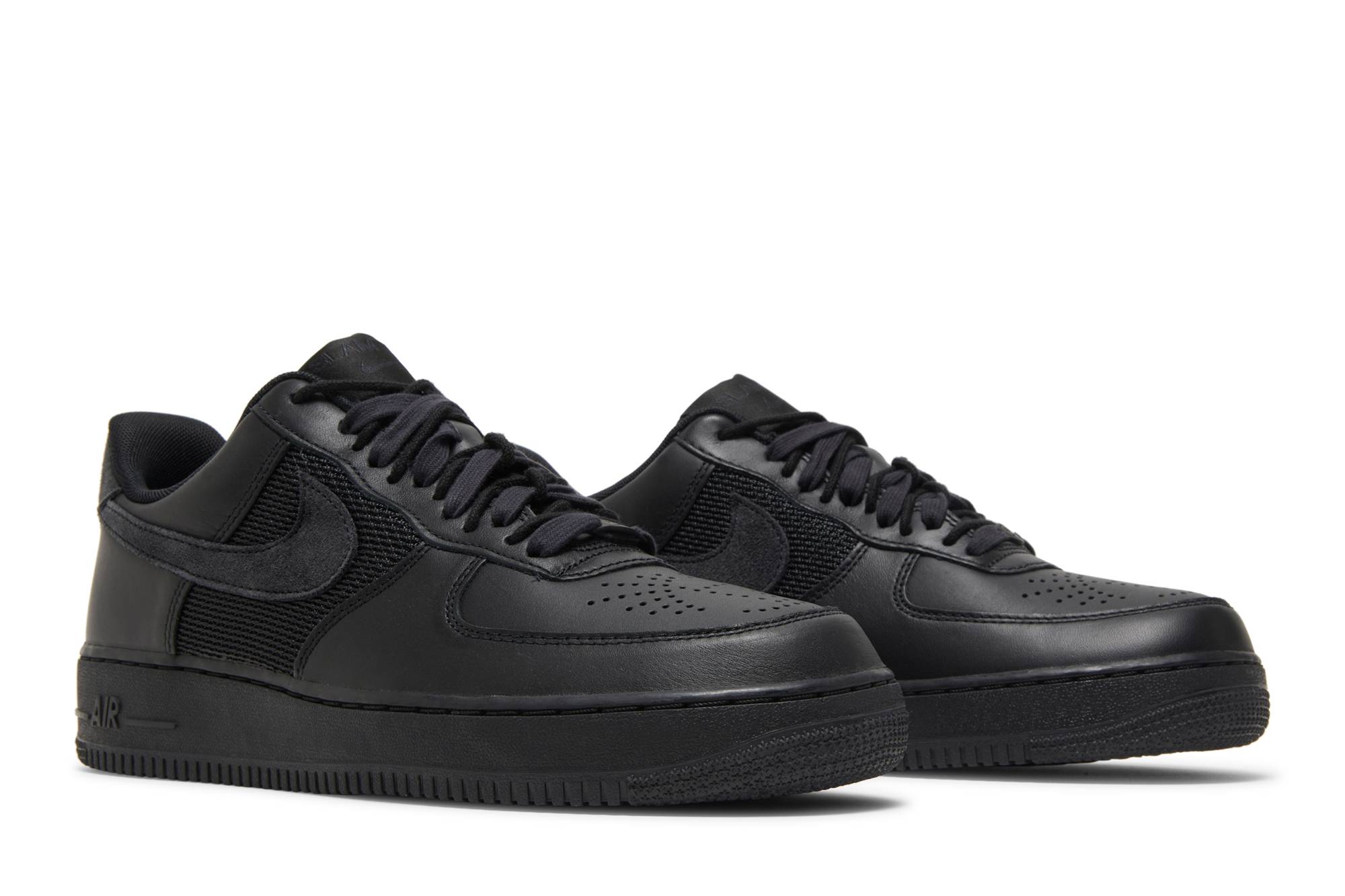 Slam Jam x Nike Air Force 1 Low Triple Black DX5590-001 Nicesnk